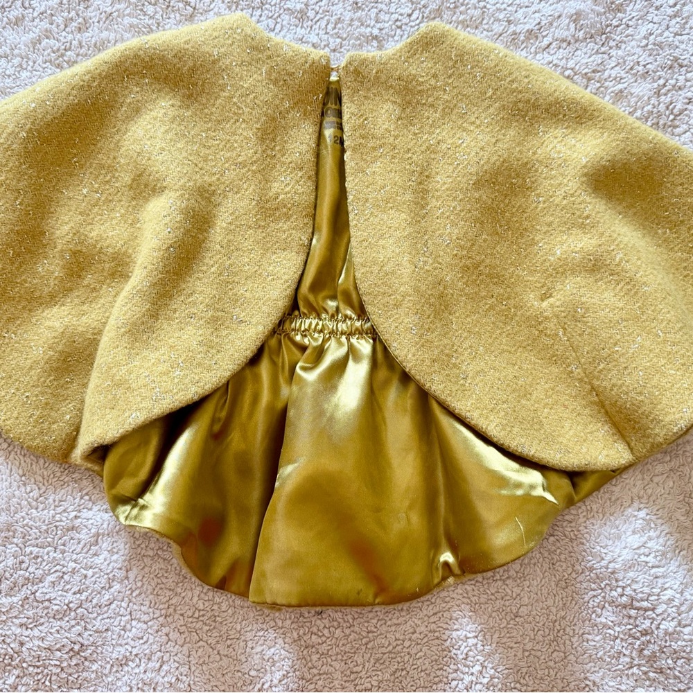 Stylish Gold Kids Cape